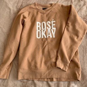 Rose Okay crewneck